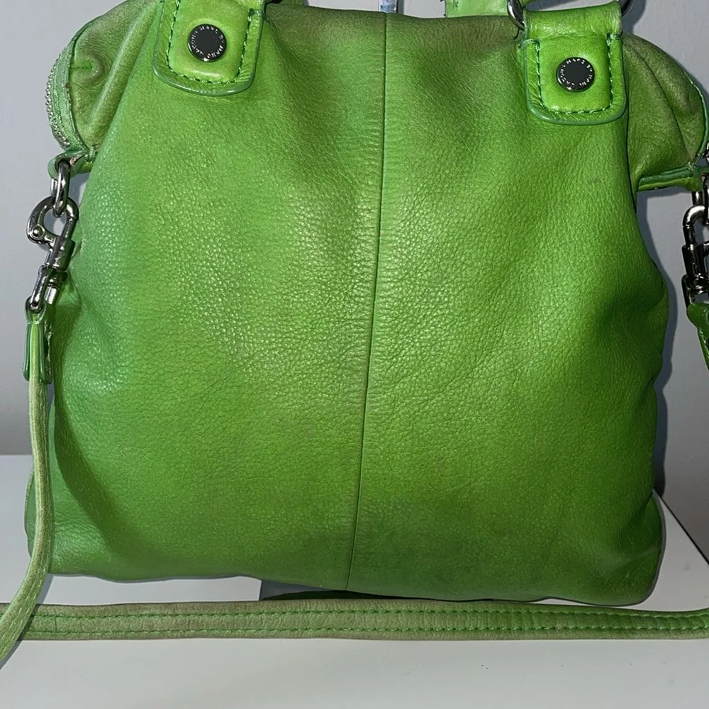 Marc Jacobs Soft Kelly Green pebbled leather bag - Picture 3 of 9